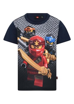 LEGO Koszulka &quot;Taylor 332&quot; w kolorze granatowym ze wzorem ze sklepu Limango Polska w kategorii T-shirty chłopięce - zdjęcie 170381343