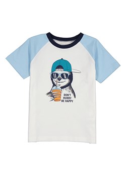 lamino Koszulka w kolorze biało-błękitnym ze sklepu Limango Polska w kategorii T-shirty chłopięce - zdjęcie 170381824