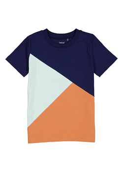 lamino Koszulka w kolorze turkusowo-pomarańczowo-granatowym ze sklepu Limango Polska w kategorii T-shirty chłopięce - zdjęcie 170381943