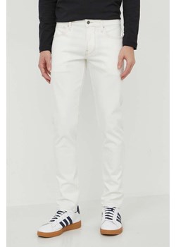 Guess jeansy męskie kolor biały M4GAS2 D5B11 ze sklepu ANSWEAR.com w kategorii Jeansy męskie - zdjęcie 170383843