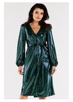 Awama Sukienka w kolorze zielonym ze sklepu Limango Polska w kategorii Sukienki - zdjęcie 170390623