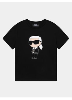 Karl Lagerfeld Kids T-Shirt Z30051 S Czarny Regular Fit ze sklepu MODIVO w kategorii T-shirty chłopięce - zdjęcie 170391244