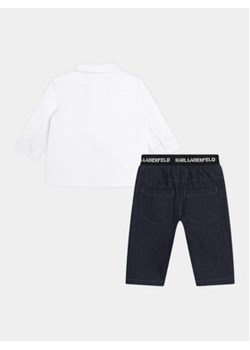 Karl Lagerfeld Kids Komplet koszula i spodnie materiałowe Z30135 M Kolorowy Regular Fit ze sklepu MODIVO w kategorii Ubranka do chrztu - zdjęcie 170391260