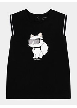 Karl Lagerfeld Kids Sukienka codzienna Z30118 M Czarny Regular Fit ze sklepu MODIVO w kategorii Sukienki dziewczęce - zdjęcie 170391314