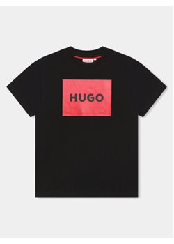 Hugo T-Shirt G00006 D Czarny Regular Fit ze sklepu MODIVO w kategorii T-shirty chłopięce - zdjęcie 170391333