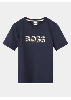 Boss T-Shirt J50723 M Granatowy Regular Fit ze sklepu MODIVO w kategorii T-shirty chłopięce - zdjęcie 170391461