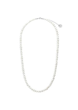 Perłowy damski naszyjnik z białych pereł klasyczny ze sklepu manoki.pl w kategorii Naszyjniki - zdjęcie 170394740