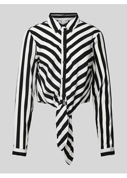 Bluzka z wiązanym detalem model ‘SAVANNA’ ze sklepu Peek&Cloppenburg  w kategorii Bluzki damskie - zdjęcie 170395390
