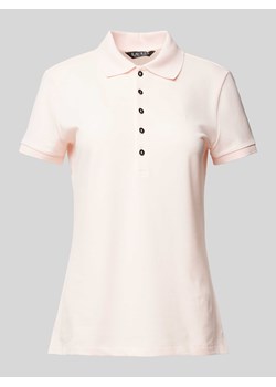Koszulka polo o kroju slim fit z wyhaftowanym logo model ‘KIEWICK’ ze sklepu Peek&Cloppenburg  w kategorii Bluzki damskie - zdjęcie 170395392