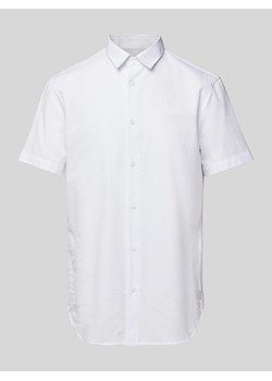 Koszula casualowa o kroju regular fit z fakturowanym wzorem ze sklepu Peek&Cloppenburg  w kategorii Koszule męskie - zdjęcie 170395462