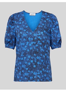 Bluzka z kwiatowym nadrukiem na całej powierzchni model ‘SAARITA MILLES FLEURS’ ze sklepu Peek&Cloppenburg  w kategorii Bluzki damskie - zdjęcie 170395491