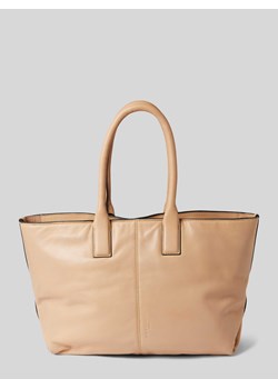 Torba shopper z wypustkami w kontrastowym kolorze model ‘CHELSEA’ ze sklepu Peek&Cloppenburg  w kategorii Torby Shopper bag - zdjęcie 170395623