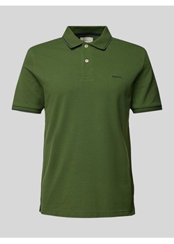 Koszulka polo z wyhaftowanym logo model ‘TIPPING’ ze sklepu Peek&Cloppenburg  w kategorii T-shirty męskie - zdjęcie 170395663