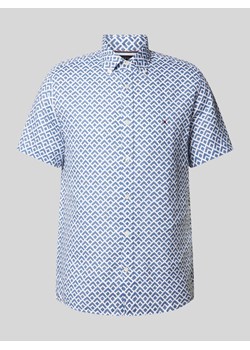 Koszula casualowa o kroju slim fit we wzory na całej powierzchni ze sklepu Peek&Cloppenburg  w kategorii Koszule męskie - zdjęcie 170395842