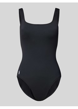 Kostium kąpielowy z wyhaftowanym logo model ‘SIGNATURE SOLIDS’ ze sklepu Peek&Cloppenburg  w kategorii Stroje kąpielowe - zdjęcie 170395924