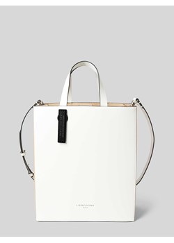 Torebka ze skóry o dwukolorowym designie ze sklepu Peek&Cloppenburg  w kategorii Torby Shopper bag - zdjęcie 170396030