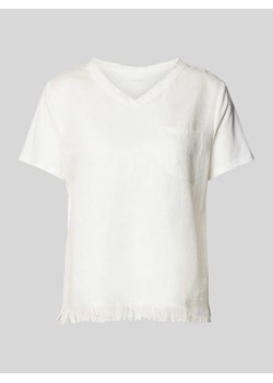 Bluzka z nakładaną kieszenią na piersi ze sklepu Peek&Cloppenburg  w kategorii Bluzki damskie - zdjęcie 170396114