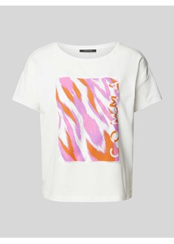 T-shirt z nadrukiem z logo ze sklepu Peek&Cloppenburg  w kategorii Bluzki damskie - zdjęcie 170396813