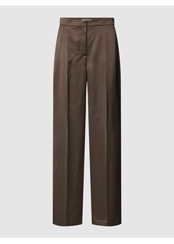Spodnie do garnituru z dodatkiem lnu model ‘SONG’ ze sklepu Peek&Cloppenburg  w kategorii Spodnie damskie - zdjęcie 170396860