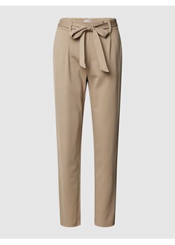 Spodnie materiałowe o kroju slim fit w kant model ‘Popye’ ze sklepu Peek&Cloppenburg  w kategorii Spodnie damskie - zdjęcie 170396913