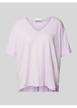 T-shirt z dekoltem w serek model ‘DEMIKAA’ ze sklepu Peek&Cloppenburg  w kategorii Bluzki damskie - zdjęcie 170397073