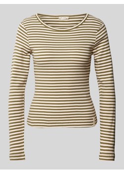 Bluzka z długim rękawem i wzorem w paski model ‘Blossom’ ze sklepu Peek&Cloppenburg  w kategorii Bluzki damskie - zdjęcie 170397101