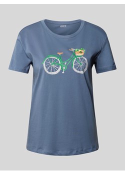 T-shirt z nadrukowanym motywem ze sklepu Peek&Cloppenburg  w kategorii Bluzki damskie - zdjęcie 170397140