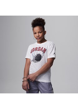 T-shirt dla dużych dzieci z nadrukiem Jordan Hoop Style - Biel ze sklepu Nike poland w kategorii T-shirty chłopięce - zdjęcie 170398253