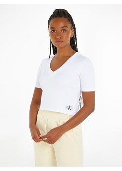 Calvin Klein Koszulka w kolorze białym ze sklepu Limango Polska w kategorii Bluzki damskie - zdjęcie 170398972
