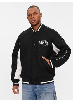 Tommy Jeans Kurtka przejściowa Tjm Wool Varsity Bomber DM0DM17884 Czarny Regular Fit ze sklepu MODIVO w kategorii Bluzy męskie - zdjęcie 170400222