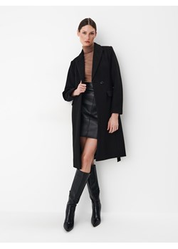 Mohito - Czarny płaszcz - czarny ze sklepu Mohito w kategorii Płaszcze damskie - zdjęcie 170403660