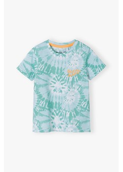 Bawełniany wybarwiany t-shirt niemowlęcy ze sklepu 5.10.15 w kategorii Koszulki niemowlęce - zdjęcie 170405122