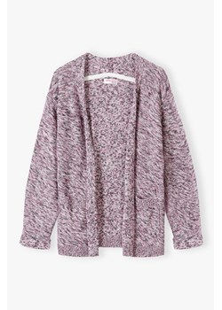 Luźny kardigan dziewczęcy z kieszeniami ze sklepu 5.10.15 w kategorii Swetry dziewczęce - zdjęcie 170405294