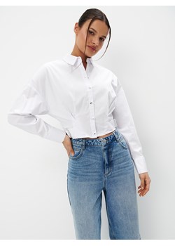 Mohito - Krótka koszula - biały ze sklepu Mohito w kategorii Koszule damskie - zdjęcie 170405550
