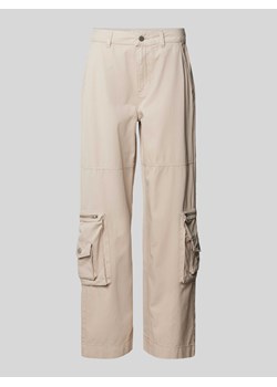 Spodnie cargo o kroju baggy fit z kieszenią z tyłu model ‘Sophia’ ze sklepu Peek&Cloppenburg  w kategorii Spodnie damskie - zdjęcie 170406561