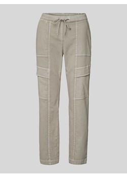 Spodnie sportowe z szwami działowymi ze sklepu Peek&Cloppenburg  w kategorii Spodnie damskie - zdjęcie 170406611
