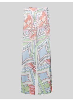 Spodnie ze wzorem z motywem na całej powierzchni model ‘ROSANNE’ ze sklepu Peek&Cloppenburg  w kategorii Spodnie damskie - zdjęcie 170406691