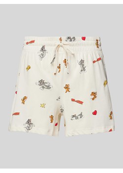 Szorty od piżamy o luźnym kroju z nadrukiem Tom&Jerry® ze sklepu Peek&Cloppenburg  w kategorii Piżamy damskie - zdjęcie 170406733