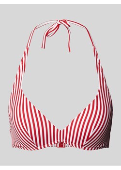 Top bikini z wiązaniem na szyi model ‘SILVANCE’ ze sklepu Peek&Cloppenburg  w kategorii Stroje kąpielowe - zdjęcie 170406830