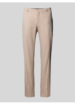 Spodnie w jednolitym kolorze ze sklepu Peek&Cloppenburg  w kategorii Spodnie męskie - zdjęcie 170406832