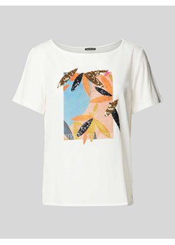T-shirt z nadrukiem z logo i motywem model ‘TERMOLI’ ze sklepu Peek&Cloppenburg  w kategorii Bluzki damskie - zdjęcie 170407044