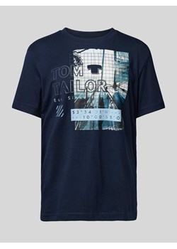 T-shirt z nadrukiem z logo ze sklepu Peek&Cloppenburg  w kategorii T-shirty męskie - zdjęcie 170407071