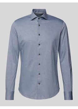 Koszula biznesowa o kroju slim fit z kołnierzykiem typu cutaway ze sklepu Peek&Cloppenburg  w kategorii Koszule męskie - zdjęcie 170407120