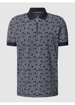 Koszulka polo z kroju regular fit z nadrukiem z logo na całej powierzchni ze sklepu Peek&Cloppenburg  w kategorii T-shirty męskie - zdjęcie 170407154