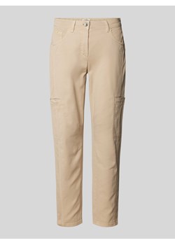 Spodnie materiałowe o luźnym kroju z elastycznym pasem model ‘Kiara’ ze sklepu Peek&Cloppenburg  w kategorii Spodnie damskie - zdjęcie 170407291