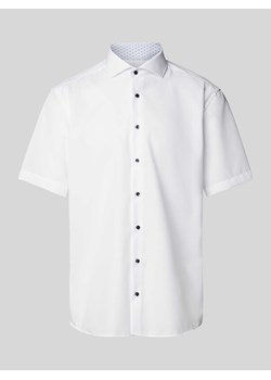 Koszula biznesowa o kroju modern fit w jednolitym kolorze ze sklepu Peek&Cloppenburg  w kategorii Koszule męskie - zdjęcie 170407321