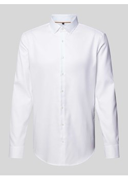 Koszula biznesowa o kroju super slim fit w jednolitym kolorze ze sklepu Peek&Cloppenburg  w kategorii Koszule męskie - zdjęcie 170407334