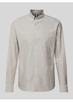 Koszula biznesowa o kroju Slim Fit z kołnierzykiem typu button down ze sklepu Peek&Cloppenburg  w kategorii Koszule męskie - zdjęcie 170407474