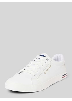 Sneakersy w jednolitym kolorze model ‘Basic’ ze sklepu Peek&Cloppenburg  w kategorii Trampki męskie - zdjęcie 170407562