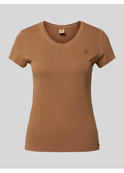 T-shirt z dekoltem w serek model ‘Eyben’ ze sklepu Peek&Cloppenburg  w kategorii Bluzki damskie - zdjęcie 170407621